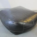 Ottoman vintage 70s Sede leather