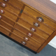 Dutch apothecary furniture in oak mid-twentieth century