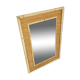 Mid century bamboo mirror by dal vera, 1960s