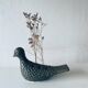 Vase forme oiseau signé Le potier Menton