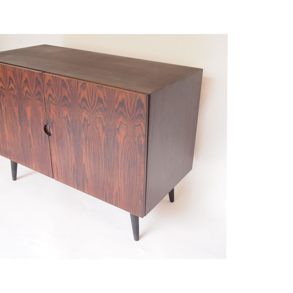 Small Danish Scandinavian row Palissandre de Rio