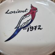 Ceramic cup Lorient ornithology 1972