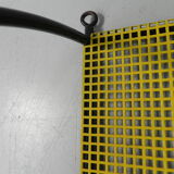 Pilastro wall rack with perforated steel plate