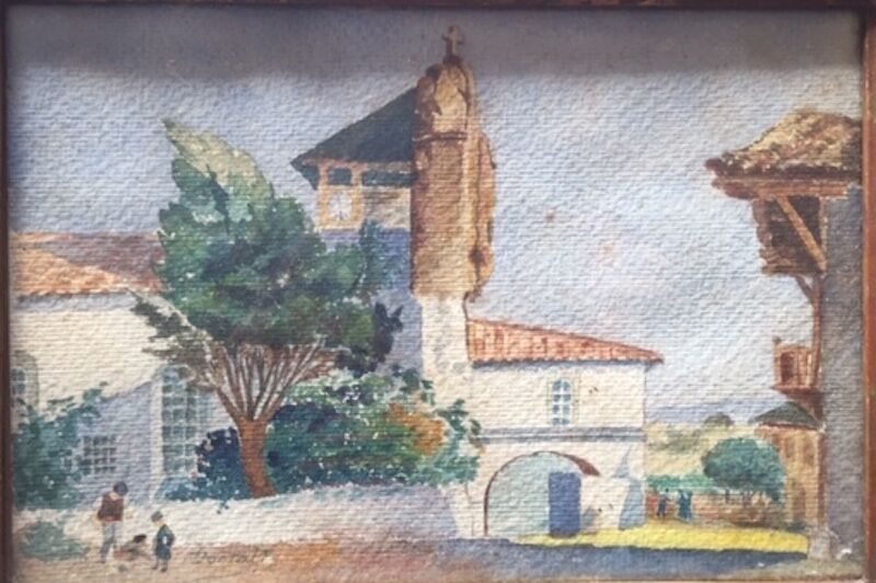 Watercolor Basque Country