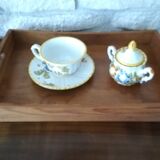 Wooden serving tray