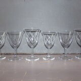 set of 6 mismatched glasses