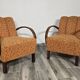 Set of Vintage Armchairs by Jindrich Halabala, 1940s