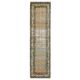 Tapis coureur vintage turc Oushak fait à la main en laine et coton orange 82x311