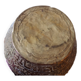 Vase hébreu en laiton décoré à la main vers 1900