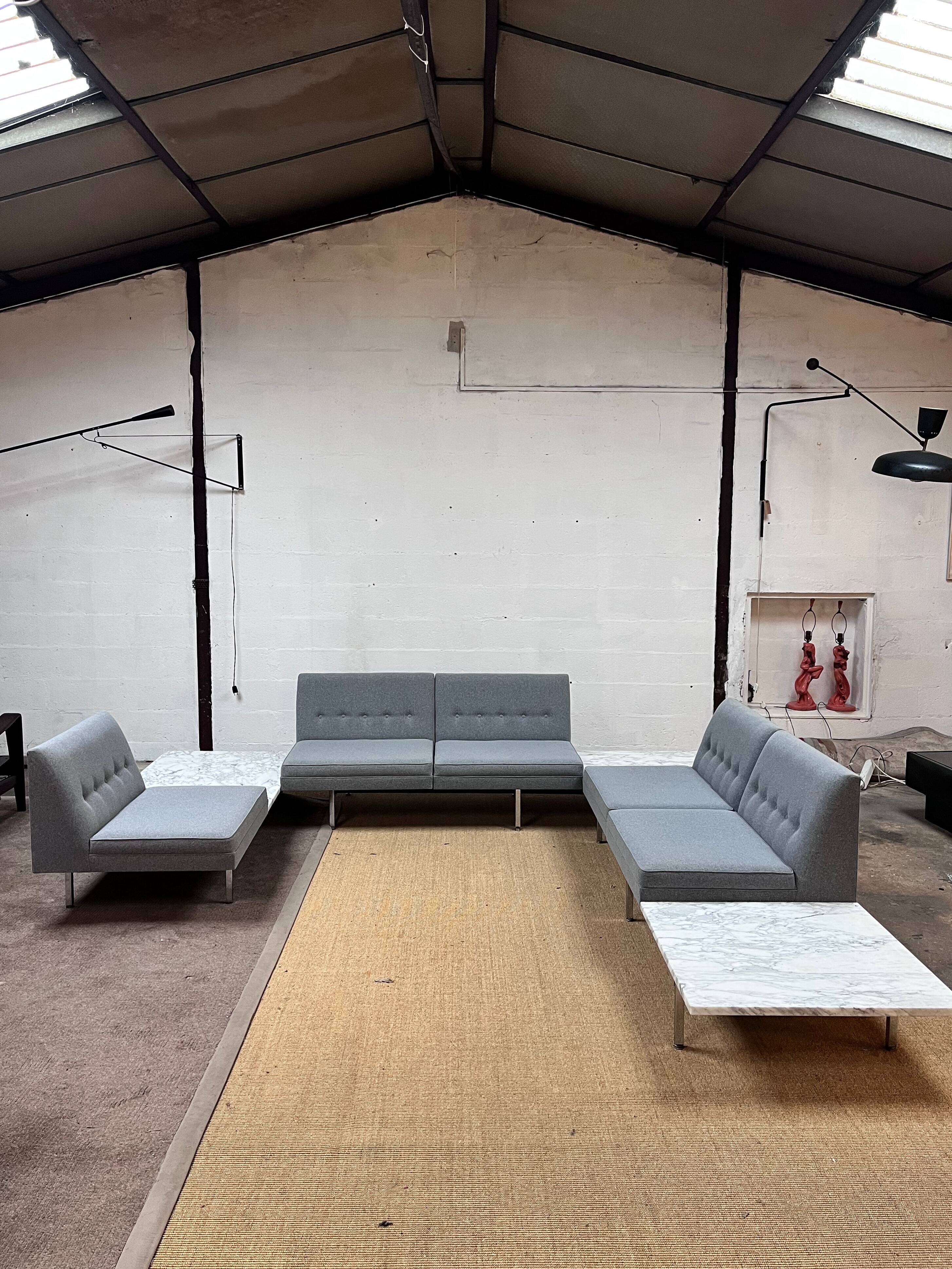 Ensemble de canapé modèle "Modular" de George Nelson, édition Herman Miller