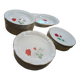 Service of 36 pieces Digoin Sevigne