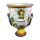 Vintage Medici style ceramic vase "Vino Dolce"