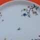 Porcelain de Paris service dish Décor Château de Condé