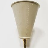 Magnificent adjustable italian Mid Century Modern brass wall sconce