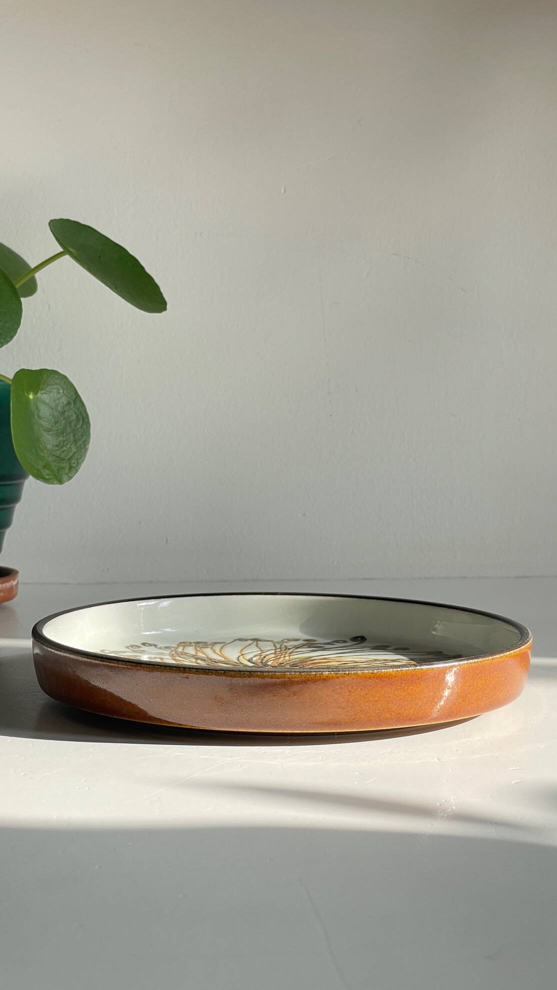 Royal copenhagen ceramic pocket tray by hellen malmer vintage