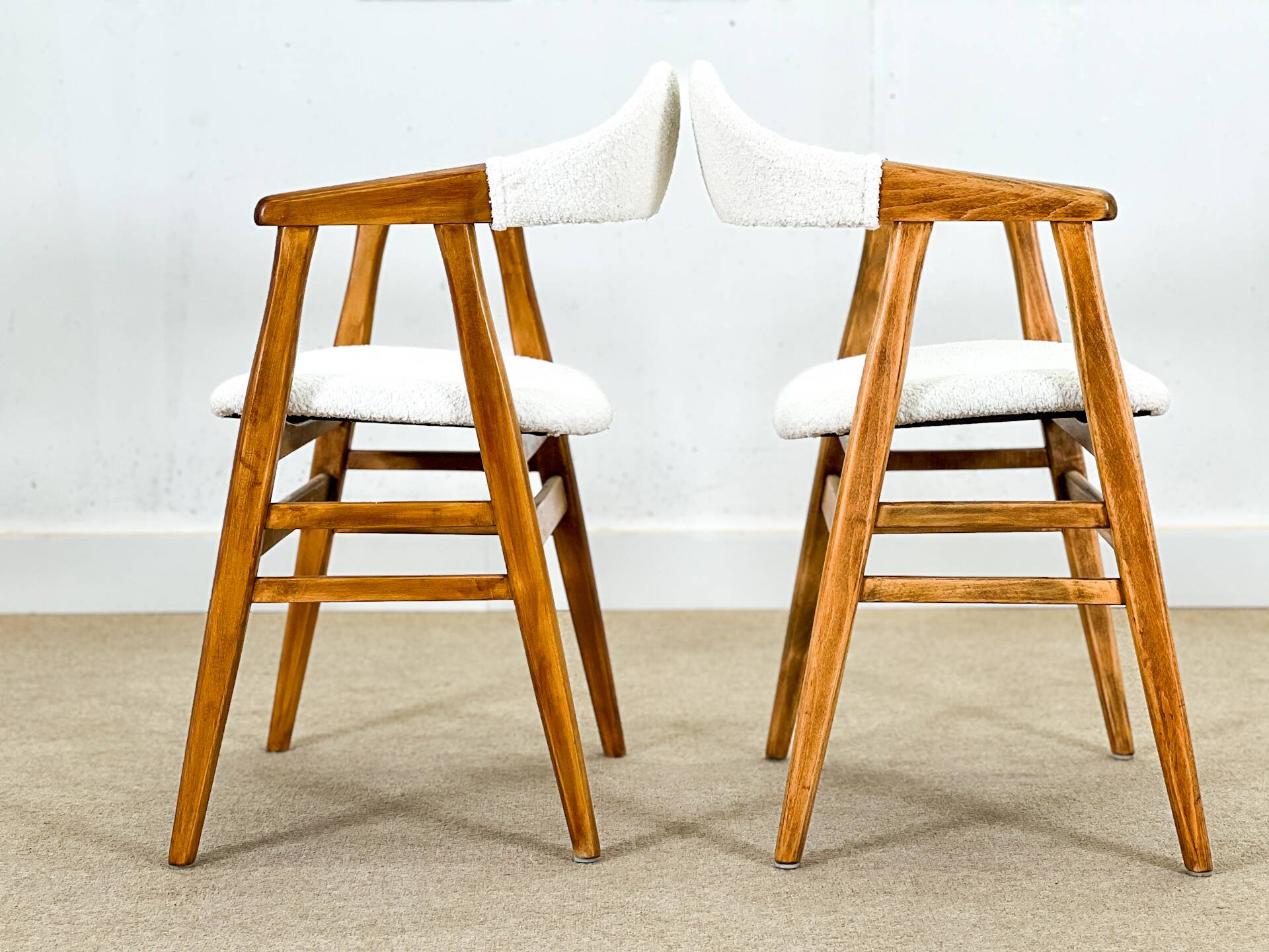 Danish dining chairs (new upholstery)
