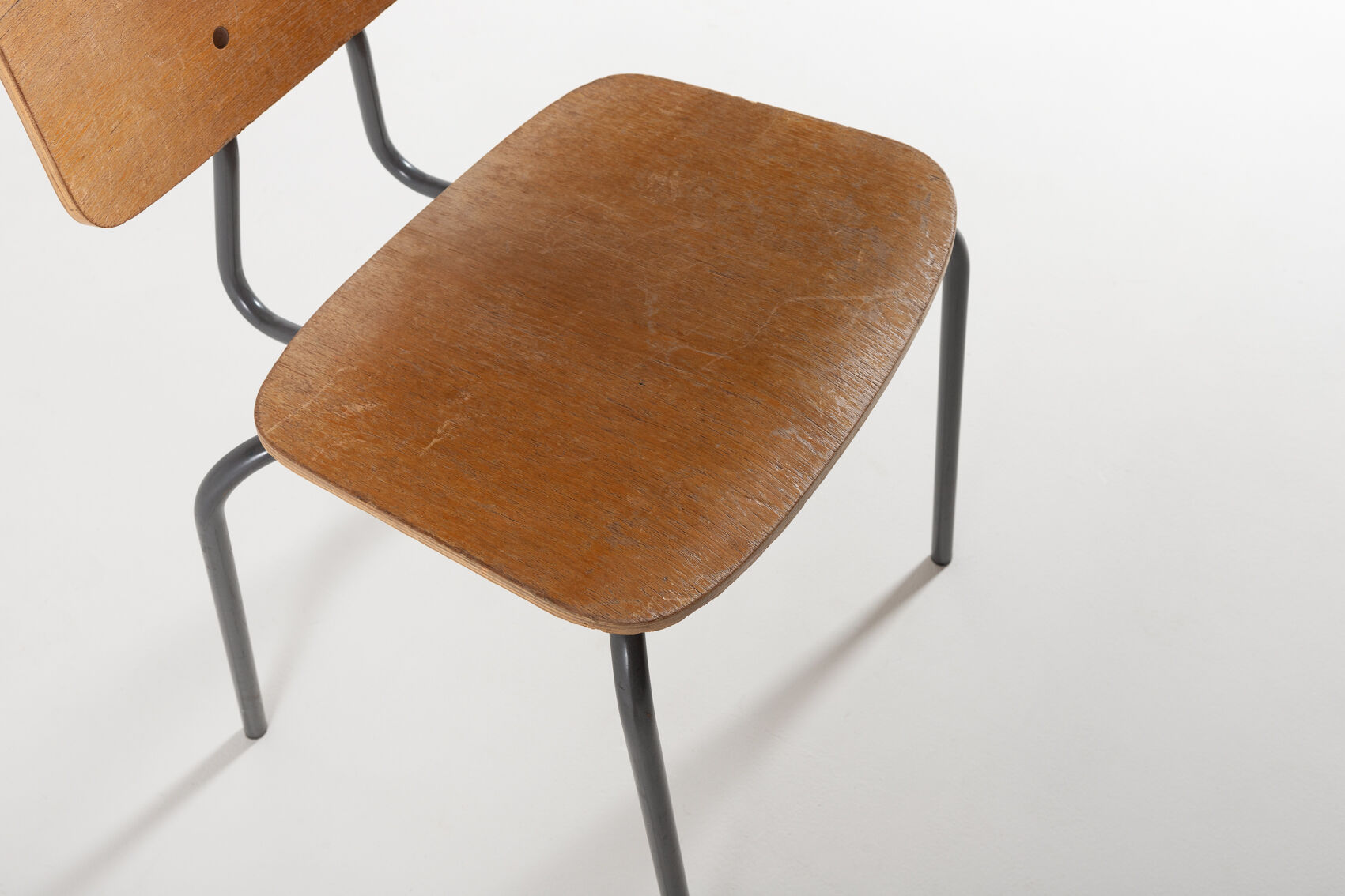 Set of 3 Danish school chairs from the 1960s