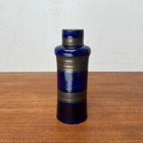 Mid-century German studio pottery bottle vase with lid by Cornelsen Kindermann, 1960s.