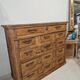 14-drawer wooden chest of drawers
