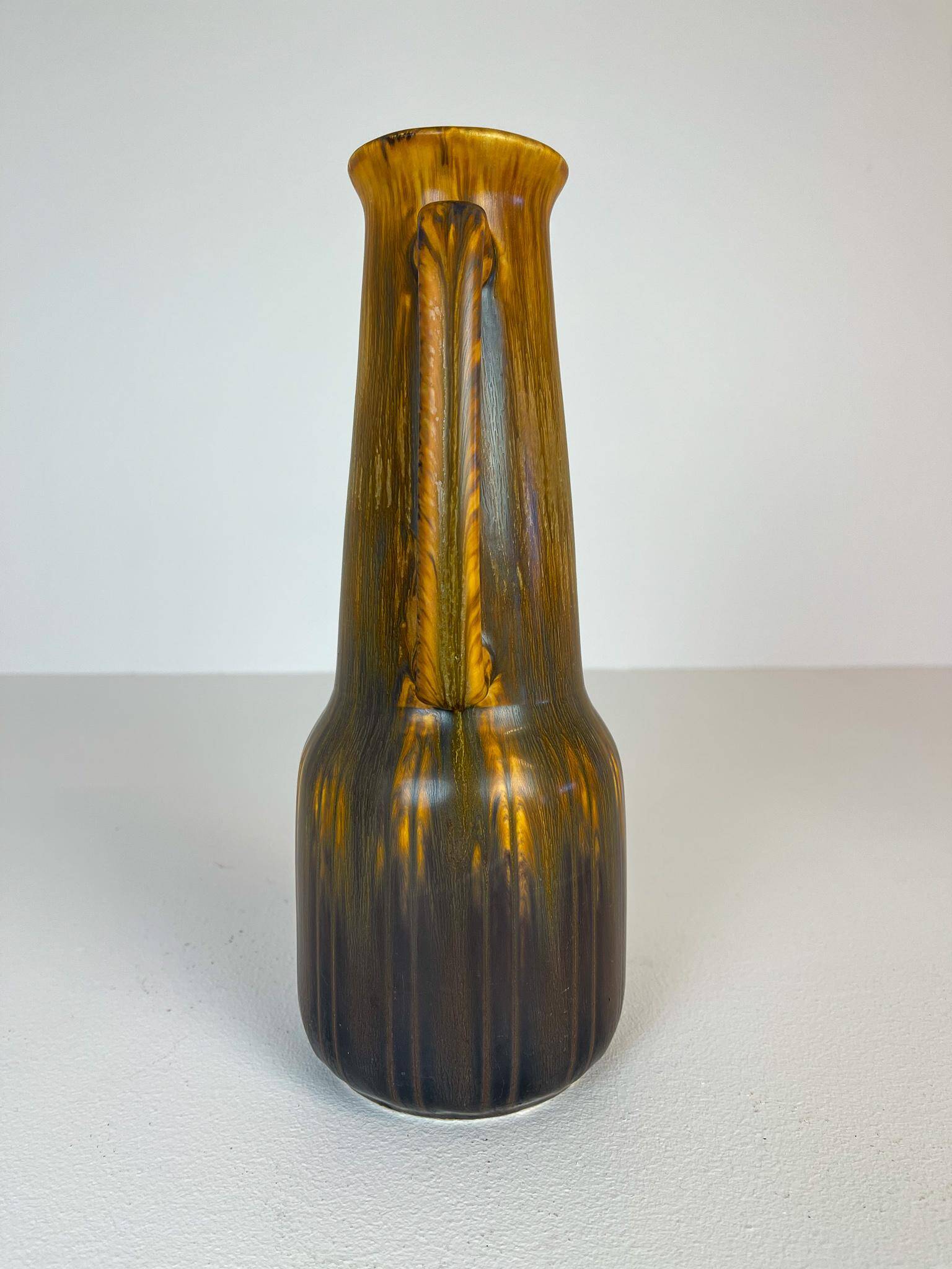 Large Mid-Century Modern Ceramic Vase by Gunnar Nylund, Rörstrand, Sweden