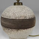 Round art deco ceramic lamp besnard style