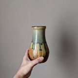 Handmade ceramic stoneware vase, Scandinavian country style decoration