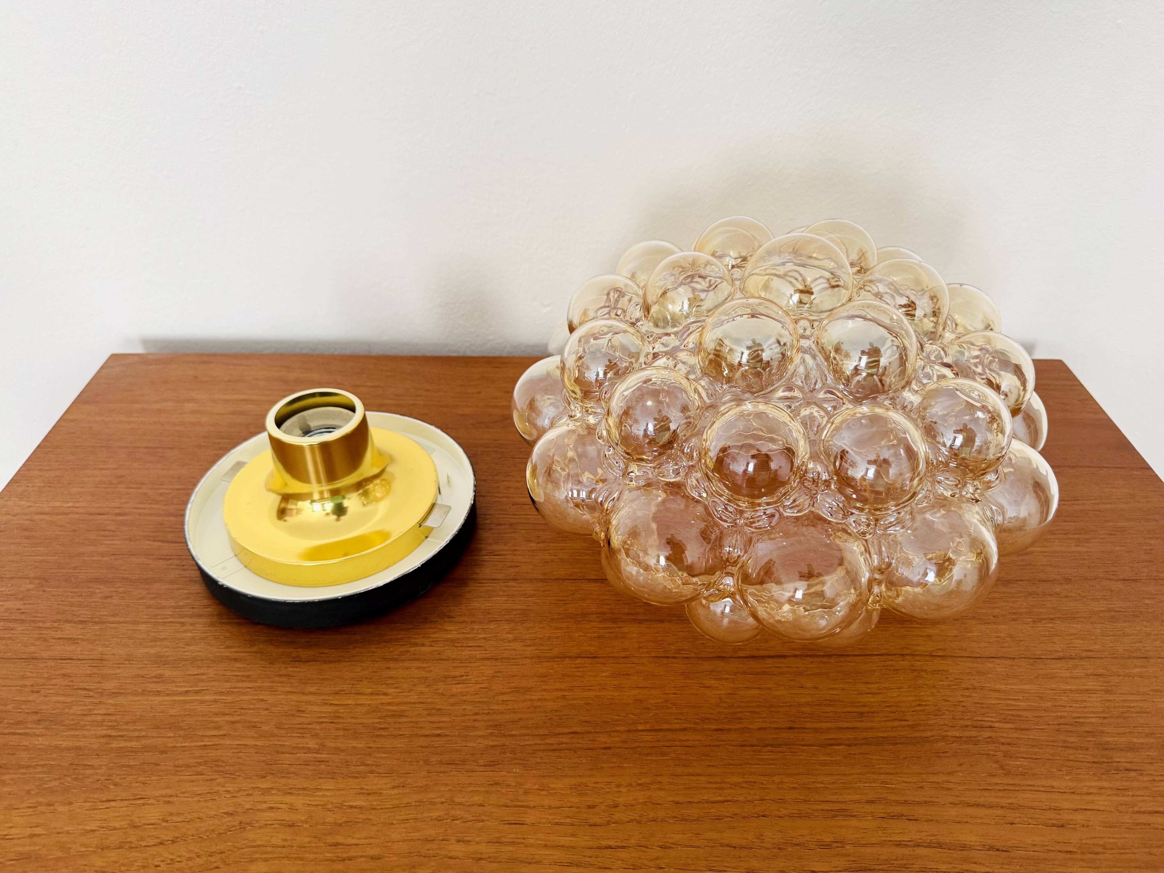 1 of 7 Large Bubble Glass Wall Lamps or Flush Lights by Helena Tynell