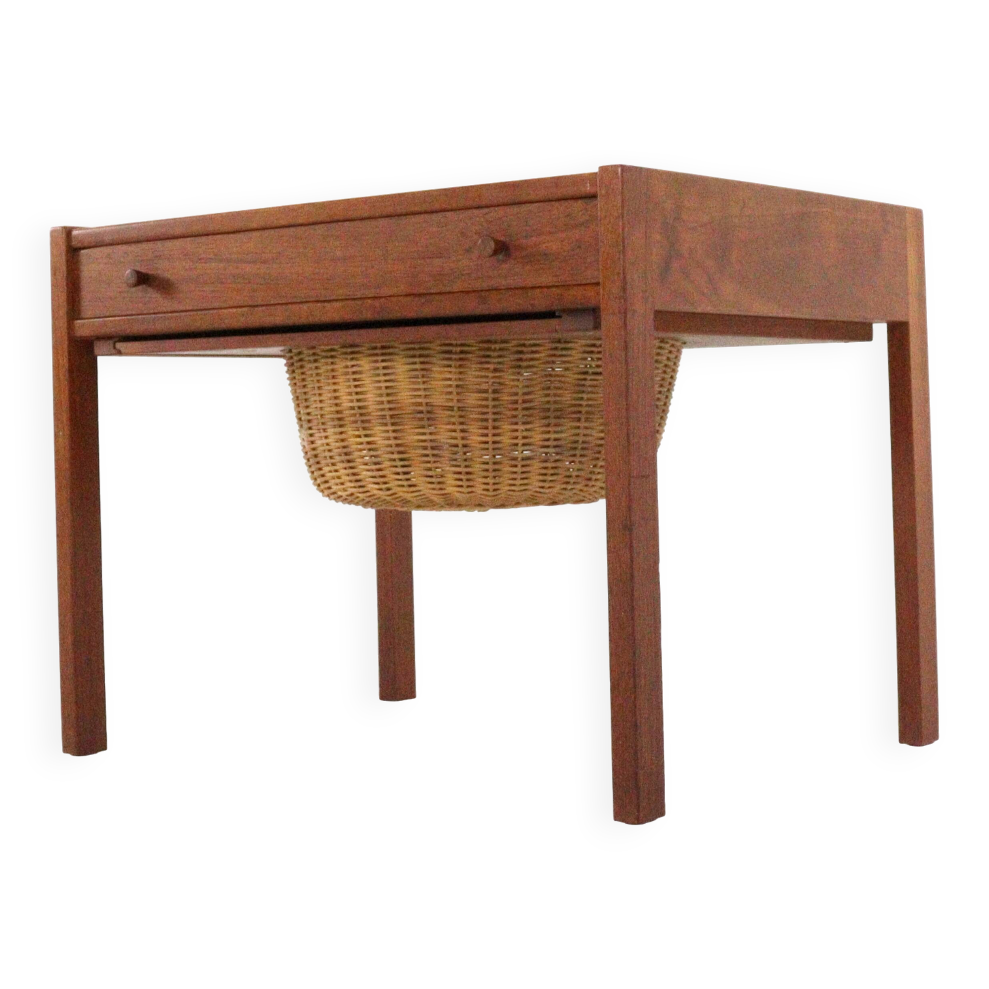 Danish sewing box / side table