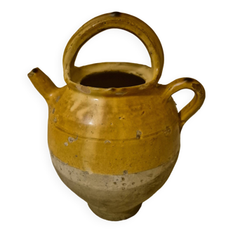 Glazed earthenware grease pot from the southwest