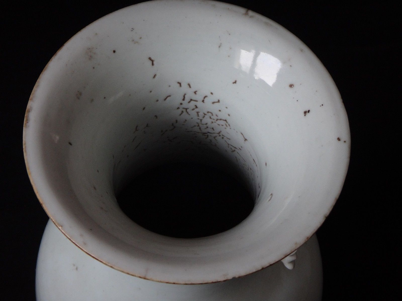 Chinese porcelain vase 43cm Qing women porcelain China XIX