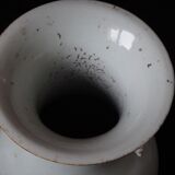 Vase Chinois porcelaine 43cm Qing femmes porcelaine Chine XIX