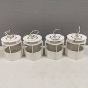 Four Magazine Spots/Lamps, by Vilhelm Wohlert for Louis Poulsen 70s Denmark