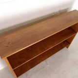 Vintage oak open bookcase