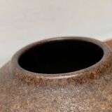 Mid-century German minimalist studio pottery vase by Fritz Van Daalen, 1960s.