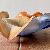 Vintage Blue Glass Bowl