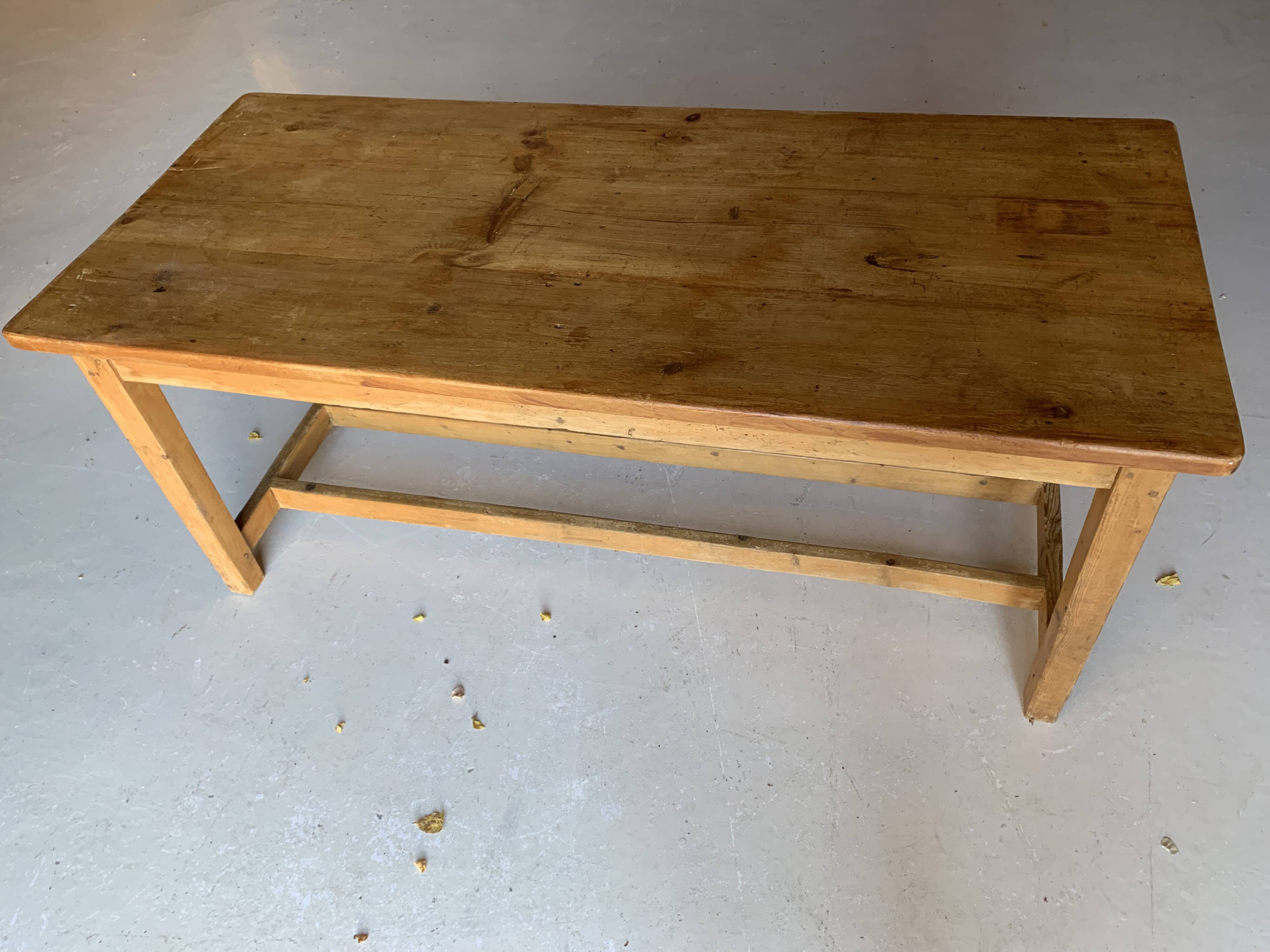Pine farmhouse table