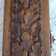 Old fan box, carved wood, Clapes abanicos, Barcelona