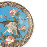 Plat en émail cloisonné Japon XIXeme