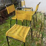Set of 4 chairs scoubidou