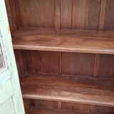 Green patinated glass cabinet