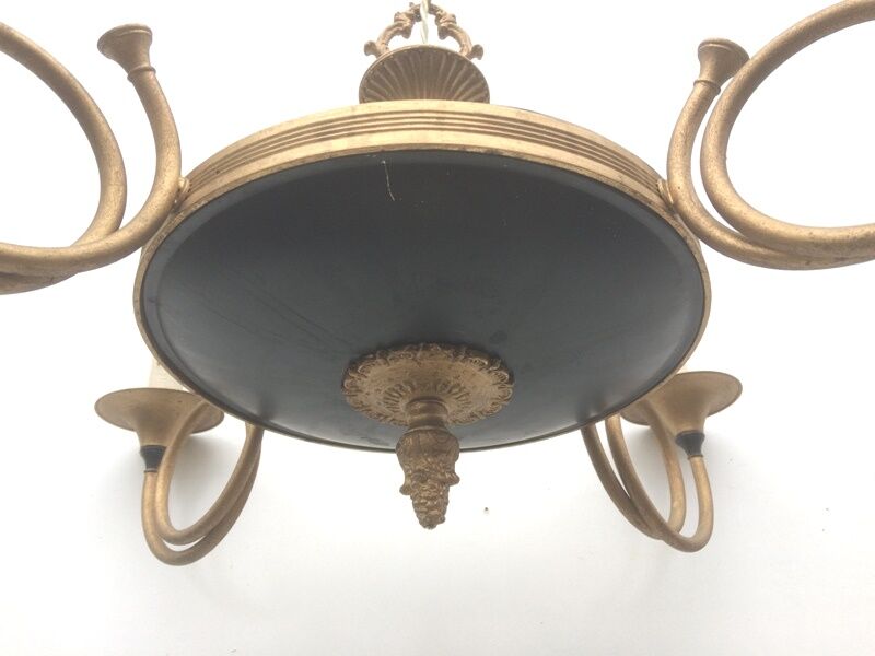 Lustre style empire "cor de chasse" 50