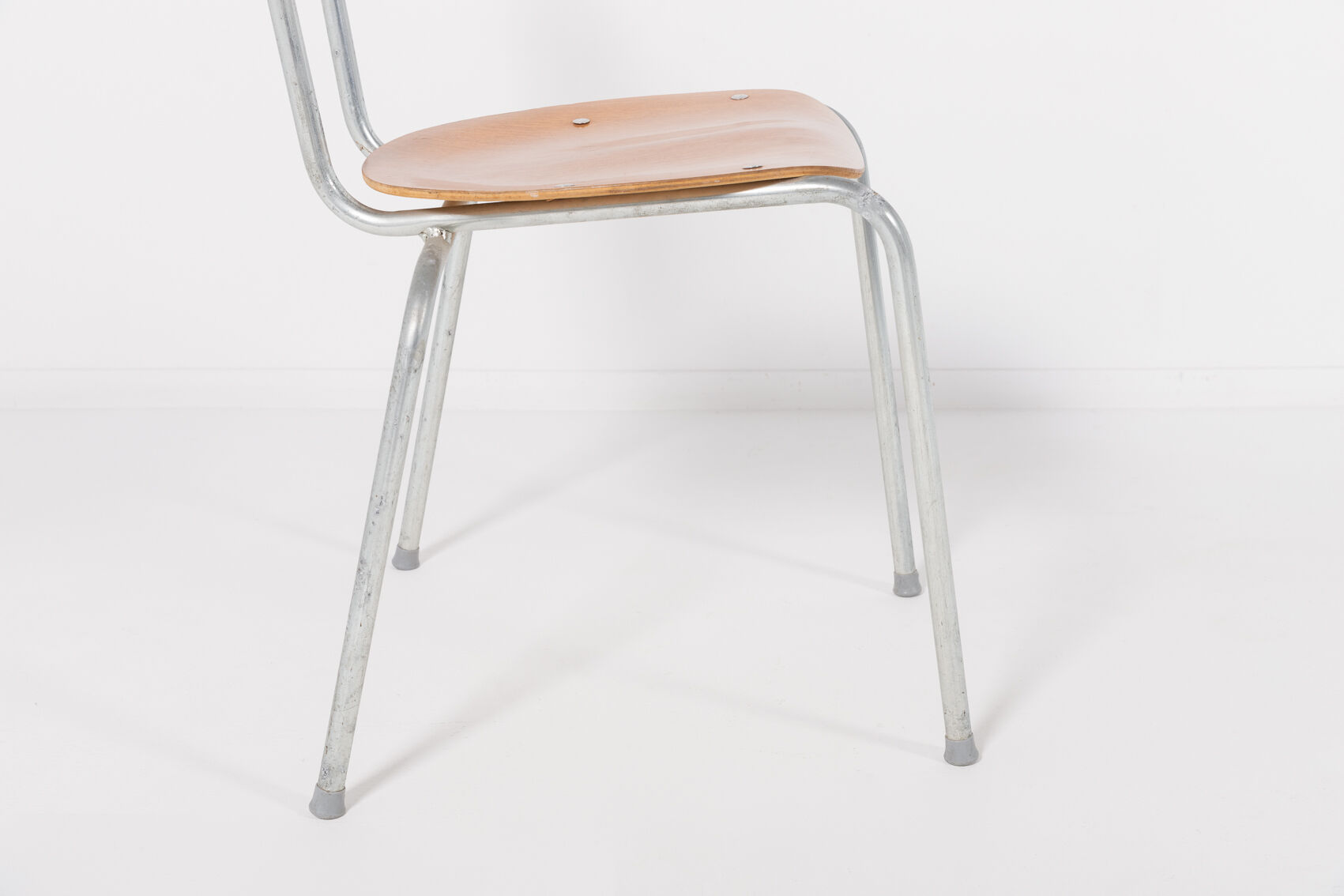 Set of 4 Danish school chairs from the 1960s
