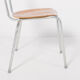 Set of 4 Danish school chairs from the 1960s
