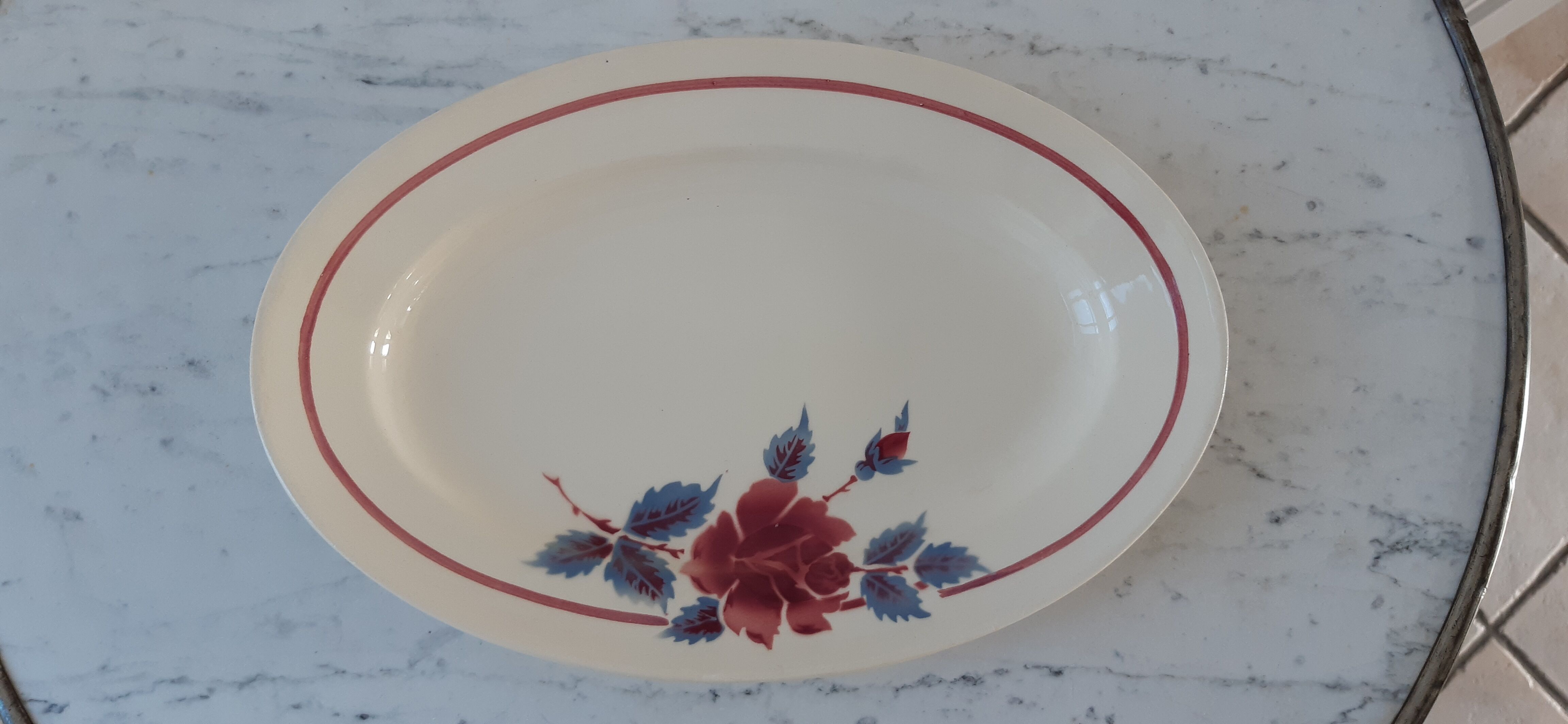 Plat oval Moulin des Loups
