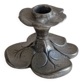 Bougeoir en étain