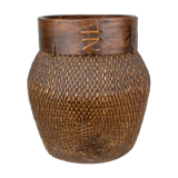 Corbeille tressée chinoise en bois