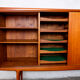 Danish teak highboard by Axel Christensen for ACO Møbler, 1960s
