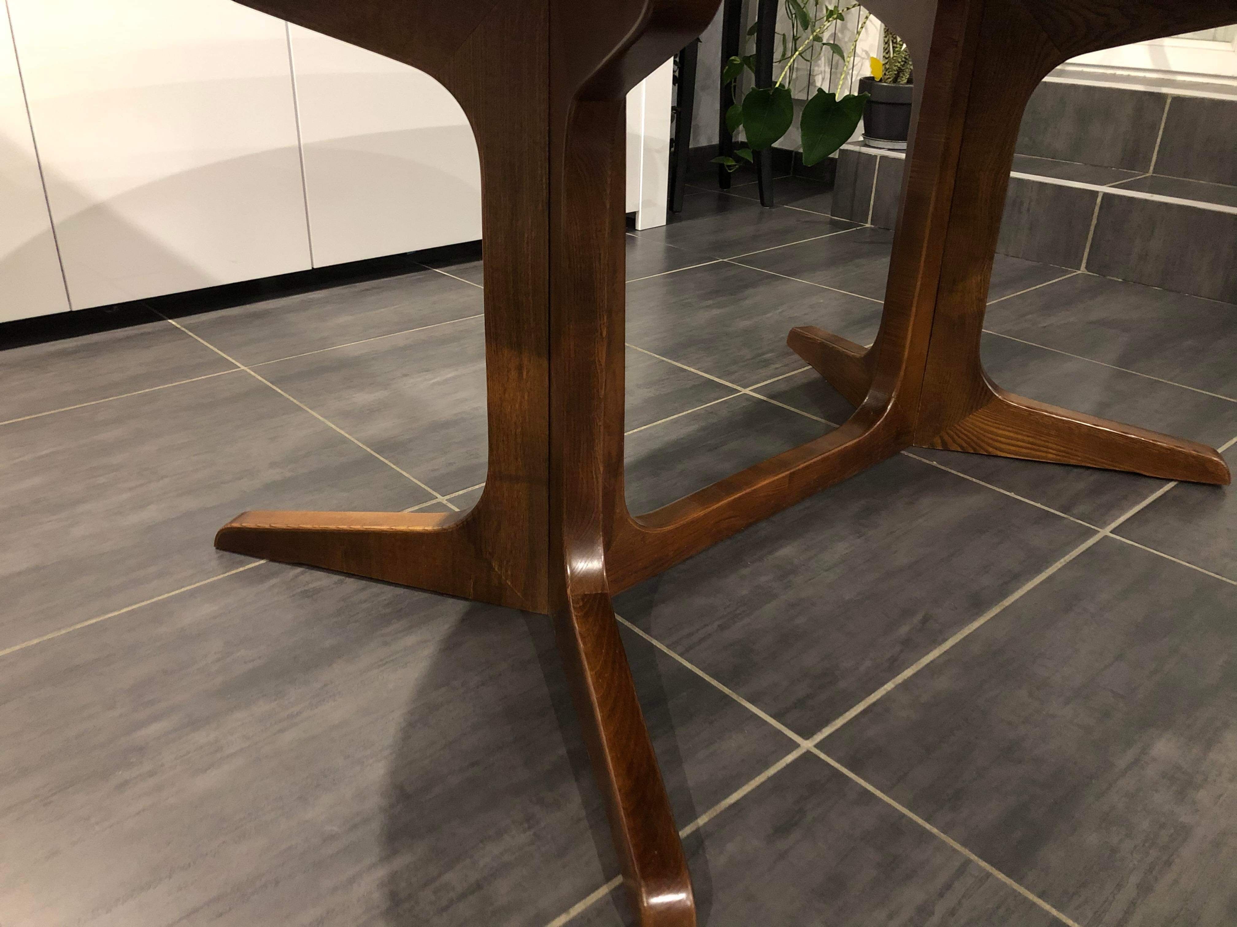 Vintage extendable table Baumann 1970s