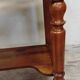 Antique dressing table/vanity unit in wood and marble