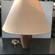 Former schuytener ceramics robert lamp - vintage cream lampshade